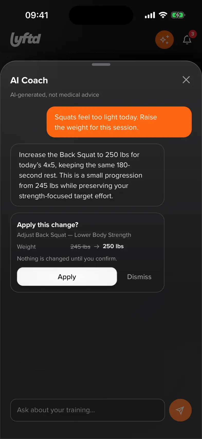 An AI coach that knows your numbers